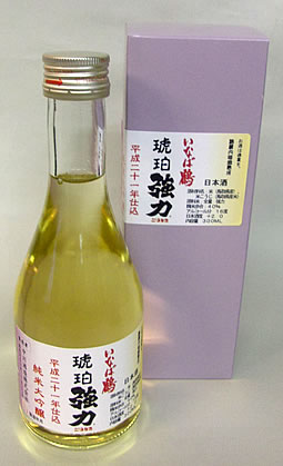日本酒 いなば鶴 純米大吟醸 琥珀コハク強力