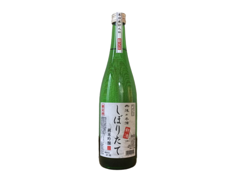 日本酒 丹波屋　丹波の冬滴　しぼりたて　純米吟醸